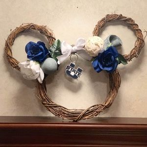 Made-to-Order Mickey-Shaped College Wreath